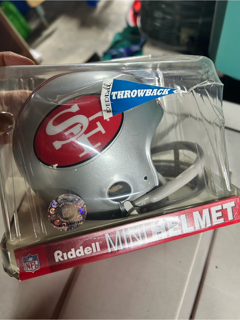 NFL Silver and Red Throwback On-Ear Headphones